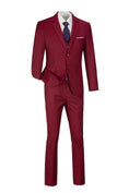 Load image into Gallery viewer, Two Button 3 Pieces Men Suits (MORE COLORS+)