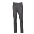 Load image into Gallery viewer, Grey Plaid Men's 3 Piece Set for Party, Wedding and Business