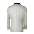 Load image into Gallery viewer, White Unique Patterned Men's Blazer for Party, Wedding and Business