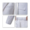 Load image into Gallery viewer, White Men's Two Button Blazer for Party, Wedding and Business