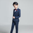 Load image into Gallery viewer, Unique Design Slim Fit Modern 5 Piece Boys Suits