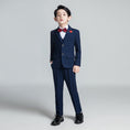 Load image into Gallery viewer, Unique Design Slim Fit Modern 5 Piece Boys Suits