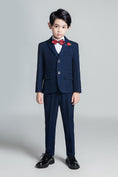 Load image into Gallery viewer, Unique Design Slim Fit Modern 5 Piece Boys Suits