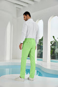 Load image into Gallery viewer, Seersucker Striped Men's Summer Pants