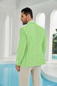 Load image into Gallery viewer, Seersucker Striped Men's Summer Blazer