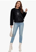 Load image into Gallery viewer, Pink Winter Coats Fleece Cropped Jacket