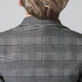 Load image into Gallery viewer, Grey Plaid Elegant Formal 5 Piece Boys Suits