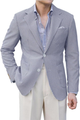 Load image into Gallery viewer, Light Summer Seersucker Leisure Men Jacket