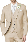 Charger l'image dans la visionneuse de la galerie, Wedding Groomsmen Prom Business 3 Piece Men's Suit