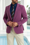 Load image into Gallery viewer, Designer Style Men's One Button Blazer