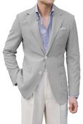 Load image into Gallery viewer, Light Summer Seersucker Leisure Men Jacket