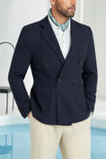 Load image into Gallery viewer, Designer Style Men's Double Breasted Blazer