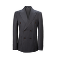 Load image into Gallery viewer, Designer Style Double Breasted Men's Two Button Stripe Blazer