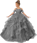 Load image into Gallery viewer, Tulle Flower Girl Dresses for Wedding Lace Applique Princess