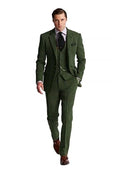 Load image into Gallery viewer, Retro Slim Fit Herringbone Groom Tuxedos 3 Piece Men's Suits