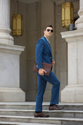 Load image into Gallery viewer, Classical One Button Corduroy Suit 2 Pieces Men's Suits Jacket+Pants 2787