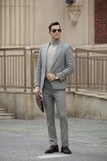 Load image into Gallery viewer, Classical Retro Herringbone 2 Pieces Mens Suits With Pockets 2783