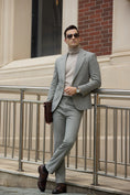 Load image into Gallery viewer, Classical Retro Herringbone 2 Pieces Mens Suits With Pockets 2783