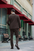 Load image into Gallery viewer, Retro Tweed Herringbone 2 Pieces Mens Suits 2766