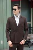 Load image into Gallery viewer, Retro Tweed Herringbone 2 Pieces Mens Suits 2766