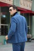 Load image into Gallery viewer, Classical Woollen Herringbone Business 2 Pieces Mens Suits