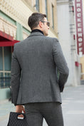 Load image into Gallery viewer, Retro Tweed Herringbone 2 Pieces Mens Suits 2785