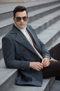 Load image into Gallery viewer, Men's Coat Winter Double Breasted Long Coat 2796