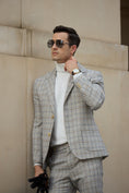 Load image into Gallery viewer, Plaid Unique Design 2 Pieces Men's Suits 2793