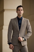 Load image into Gallery viewer, Retro Tweed Herringbone 2 Pieces Mens Suits 2785