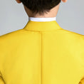 Load image into Gallery viewer, Yellow Popular Suits 5 Piece Boys Suits