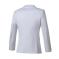 Load image into Gallery viewer, White Men's Two Button Blazer for Party, Wedding and Business