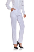 Cargar la imagen en la vista de la galería, White Women's 2 Piece Office Work Suit Set