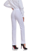 Cargar la imagen en la vista de la galería, White Women's 2 Piece Office Work Suit Set