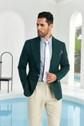 Load image into Gallery viewer, Designer Style Men's One Button Blazer