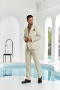 Load image into Gallery viewer, Designer Style Beach Wedding Summer 3 Pieces Men Suits