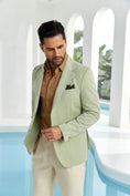 Load image into Gallery viewer, Men's Two Button Blazer Designer Style