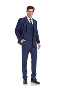 Load image into Gallery viewer, Plaid Men's 3 Piece Slim Fit Suits (MORE COLORS+)
