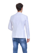Charger l'image dans la visionneuse de la galerie, White Men's Two Button Blazer for Party, Wedding and Business