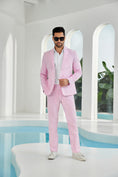 Load image into Gallery viewer, Summer Seersucker Striped 2 Piece Men's Suit (Upgraded Version)