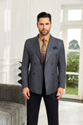 Load image into Gallery viewer, Designer Style Double Breasted Men's Blazer