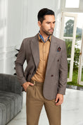 Load image into Gallery viewer, Designer Style Double Breasted Men's Blazer