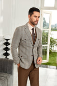 Load image into Gallery viewer, Designer Style Two Button Men's Blazer