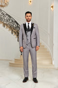 Load image into Gallery viewer, Designer Style Unique Design Modern 3 Pieces Men Suits