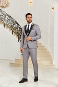 Load image into Gallery viewer, Designer Style Unique Design Modern 3 Pieces Men Suits