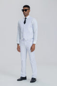 Load image into Gallery viewer, White Party Business Banquet 3 Piece Men Suits