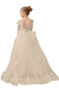 Load image into Gallery viewer, Flower Girl Dresses Applique Tulle Pageant Princess Gown