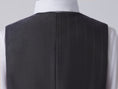 Load image into Gallery viewer, Grey Striped Slim Fit Modern 4 Piece Boy's Formal Suits With Vest+Pants+Shirt+Tie