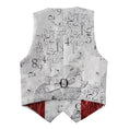Load image into Gallery viewer, White Unique Patterned Party 5 Piece Boys Suits