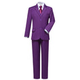 Load image into Gallery viewer, Purple Kid Boys Classic 5 Piece Boys Suits