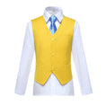 Load image into Gallery viewer, Yellow Popular Suits 5 Piece Boys Suits